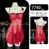 Lencería sexy Yeqin, camisola de malla con encaje revelador en el pecho, camisón, tentación transparente de deseo puro, bata seductora 7740