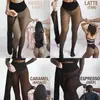 Leggings Forrados de Lana Tk Calcetines Mágicos Forrados de Polar Venta Transfronteriza Amazon Medias Transparentes Cálidas Negras