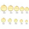 10 peças/pacote transfronteiriço Amazon aço inoxidável Pedra do Tempo bandeja dupla para pendurar DIY brincos pingente acessórios de joias
