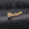 Design de outono e inverno senso diy broche de retenção de cor acessórios digitais em inglês letras masculinas e femininas marca escolar placa de identificação broche fosco