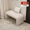 Banco para Cambiarse los Zapatos para la Entrada del Hogar, Probador, Banco para Cambiarse los Zapatos, Sofá de Lujo Ligero, Banco para el Extremo de la Cama