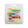 Cebo Luya nuevo de ocho colores de silicona Cebo Suave simulación de cebo de camarón 8.3cm5.5G Anzuelo Invertido y otros ataques