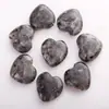 Adornos de Corazón de Melocotón de Piedra Natural Transfronterizos de 3 cm Adornos de Piedra con Forma de Corazón de Ojo de Tigre Piezas de Mango de Corazón de Melocotón No Porosas