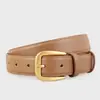 Cinturón de Cuero Genuino Estilo Nuevo para Mujer, Hecho de Piel de Vaca de Primera Capa, Casual, Moderno, Versátil, de Alta Gama, Cinturón Decorativo de Moda para Mujer, Stock Listo de Fábrica