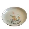 Plato de Fruta Gris Rústico Vintage, Bandeja para Postres, Soporte para Tetera de Cerámica, Base de Tazón con Tapa, Hogar Estilo Japonés Simple y Elegante Logo