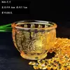 Enfeite de Pote Cem Bênçãos de Cristal, Pote Colorido com Água de Arroz, Tigela do Tesouro, Cofre, Decoração de Casa, Artesanato de Lingote Pequeno Atacado