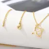 Collar de arco y flecha nuevo transfronterizo Colgante de flecha de Cupido gótico Joyería regalo en stock una generación de cabello