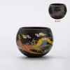 Tetera Morada de Arcilla Xishi de 500 ml Que Cambia de Color al Calentarse, con Diseños de Dragón y Fénix, Adecuada para Té Kung Fu, Regalo de Taza de Té, Morado que Cambia de Color
