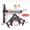 Placas de Ligação Superior e Inferior para Triciclo Elétrico, Garfo Dianteiro Amortecido, Coluna de Direção, Estrutura Triangular Fixa com Suporte, Coluna com Rolamentos