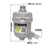Secador Procesador de Fuente de Aire Compresor de Aire Aire Comprimido Eliminación de Agua Aceite Separador Ciclónico de Aire-Agua Dispositivo de Drenaje Automático