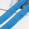 Renda de Franja de Poliéster Xcolorida de 2,5 cm para Brincos, Roupas, Decoração de Almofadas, Acessórios de Renda com Borla