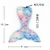 Accesorios de Cola de Sirena de Ensueño Europeo y Americano Bandera para Pastel Colgante de Bolsa de Flores Llavero Accesorios