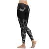 Novo Transfronteiriço Europeu e Americano Feminino Estampado Cintura Alta Yoga Modelador Ajustado Absorvente de Suor Calças Esportivas para os Pés XY1793