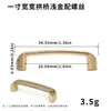Alça 15mm Pendurada Dourada Clara Ferragens para Mala Caixa de Presente Acessórios Saco de Parafusos 6 Pontas Liga de Zinco Imitação Telefone Ponte em Arco