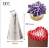 Boquilla Redonda de Acero Inoxidable 304 para Decorar Dibujar Escribir Crema Pastel Repostería Herramienta DIY Pequeña