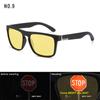 Kdeam Gafas de Sol Polarizadas Populares Europeas y Americanas Cuadradas Deportivas Casuales Unisex para Exteriores Kd156
