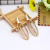 Corona Dorada Galvanizada Conservante del Color Orejas de Conejo Pajarita Corazón Pinza de Pelo de Hierro Horquilla Doble Corazón de Melocotón Accesorios de Joyería DIY Adorno para la Cabeza