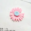 Acessórios de Resina Cor Sólida Fofa Flor Aberta Grande Chaveiro Criativo DIY Capa de Celular Adesivos Atacado
