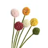 Bola Dorada Flor Artificial Bola de Flores Crisantemo Decoración para el Hogar Sala de Estar Diente de León Arreglo Floral DIY Materiales Comercio Exterior Transfronterizo