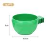 Comedero para pájaros taza de comida tazón de comida olla de comida plástico de alta calidad taza de agua transparente tanque de agua caja de agua bebedero suministros para pájaros