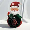 Brinquedos de Decoração de Natal, Artesanato em Papel, Bolas de Favo de Mel de Papel, Enfeites Pendentes do Papai Noel, Decorações de Papel