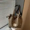 Bolsa casual de grande capacidade para mulheres 2026 nova bolsa de ombro para o trabalho bolsa de lona descontraída bolsa tote vintage com estampa de leopardo