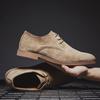 Chelsea Moda Simple de Primavera y Otoño Zapatos de Mezclilla Puntiagudos Versátiles de Caña Baja Estilo Británico Botas Martin Europeas y Americanas para Hombre Hombre