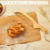 Cuchillo de madera para cortar pan, cuchillo para pastel, cuchillo de sierra para pan, herramienta de cocina para hornear de forma sencilla, sierra de madera maciza para cortar pan