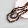 Pulsera larga de cristal natural con grava hueca que acompaña al collar, accesorios de joyería hechos a mano con cuentas, venta al por mayor