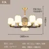 Novo Lustre Completo de Cobre Chinês para Sala de Estar Estética da Dinastia Song Madeira Maciça Retrô Grande Salão de Jantar Lâmpada Nova de Alta Qualidade 97H