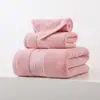 Juego de Toallas de Algodón Puro Transfronterizo para Uso Doméstico, Toalla Cuadrada, Toalla de Baño, Juego de Tres Piezas, Ampliado y Engrosado, para Baño y Lavado de Cara, Hecho de Puro Algodón