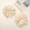 Outono e Inverno Coreanos Tecido de Cetim Suave Seda Brilhante Gardênia DIY Acessórios de Cabelo Feitos à Mão Adorno de Cabeça Acessórios para Roupa Acessórios