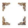 Tiras Decorativas de Teto Estilo Chinês, Tiras de Teto Autoadesivas, Adesivos de Parede Espelhados Autoadesivos com Padrão Diagonal, Tiras de Acrílico