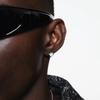 Pendientes de garra de dragón de plata de ley S999 para hombres y mujeres tendencia de moda temperamento clavos de cartílago oreja alta sensación nicho pendientes de perla al por mayor
