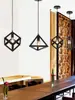 Luces de Pasillo Creativas y Únicas, Luces de Entrada de Balcón Estilo Industrial Vintage, Lámparas Colgantes Artísticas de Tres Cabezales para Comedor, de un Solo Cabezal