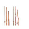 Movimiento de reloj silencioso DIY en stock transfronterizo, eje largo, segundero continuo, movimiento para reloj de pared, 4 tipos de manecillas de madera de nogal, movimiento de reloj