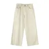 Yidao Vintage Outono 2026 Novidades Calças Reta Lavadas Rasgadas Masculinas Retrô Japonês Largas Casuais