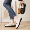 Zapatos Casuales Planos Cómodos para Mujer, Mocasines Versátiles Antideslizantes, Zapatos de Trabajo Slip-On de Moda