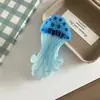 Acessórios de Cabelo Yhj Novo Grampo de Cabelo Animal Marinho Criativo Garra de Água-viva Grampo de Cabelo Acrílico Clipe de Tubarão de Cabelo Garra de Cabelo