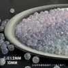 Contas de Vidro Esmaltadas Duas Cores Trituradas Proteína 10mm Contas Soltas Acessórios para Pulseira DIY Feitos à Mão Contas Redondas para Artesanato