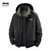 Espíritu Jeep Chaqueta Abrigo de Algodón Puro Otoño/Invierno para Hombre Engrosada Sencilla Casual Ropa de Algodón Holgada Tallas Grandes Ropa de Algodón