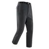 Pantalones Soft Shell Otoño Invierno Hombres Exterior Cálidos Más Terciopelo Montañismo Senderismo Casuales Cortavientos Repelentes al Agua Soft Shell Largos