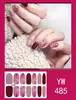 Pegatinas para uñas TE, sin cocción, de moda, finas, arte de uñas de cobertura completa listo para usar, pegatinas de uñas vestibles temu, Sudeste Asiático, Japón, Corea