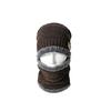Chapéu Masculino Outono e Inverno Lã Tricotado Gorro com Forro de Lã Chapéu Espessado Gorro Tricotado de Duas Peças Comércio Exterior