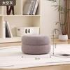 Taburete de Maquillaje de Terciopelo de Cordero Dormitorio de Niñas Estilo Crema Tocador Taburete Pequeño Hogar Lujo Ligero de Alta Gama Taburete de Maquillaje