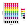 Pegatinas de Puntos de Colores para Jardín de Infancia para Decoración, Marcadores Creativos DIY, Pegatinas Redondas, Etiquetas Autoadhesivas, Pegatinas Redondas Hechas a Mano