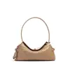 Bolsa Feminina 2025 Mais Vendida Nova Retrô Sensação de Alto Padrão Bolsa Tecida Couro Bovino Camada Superior Feminina para Comutar Bolsa de Ombro Único Tipo Almofada