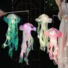 Linterna de Medusa Portátil para el Festival de Medio Otoño, Juguete Luminoso Portátil, Luz de Noche, Decoración de Ambiente, Suministros para Puestos de Mercado Nocturno