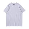 Camiseta Masculina de Manga Curta em Algodão Penteado 200g, Gola Redonda, Ajuste Slim, Cor Sólida, Camiseta Cultural, Manga Curta, Absorção de Umidade, Respirável, Sensação Fresca