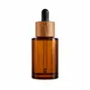 Frasco Cilíndrico de Fundo Espesso e Ombro Plano de 10ml 20ml 30ml Frasco conta-gotas para Óleo Essencial Frasco Refil para Perfume Frasco Amostra de Essência